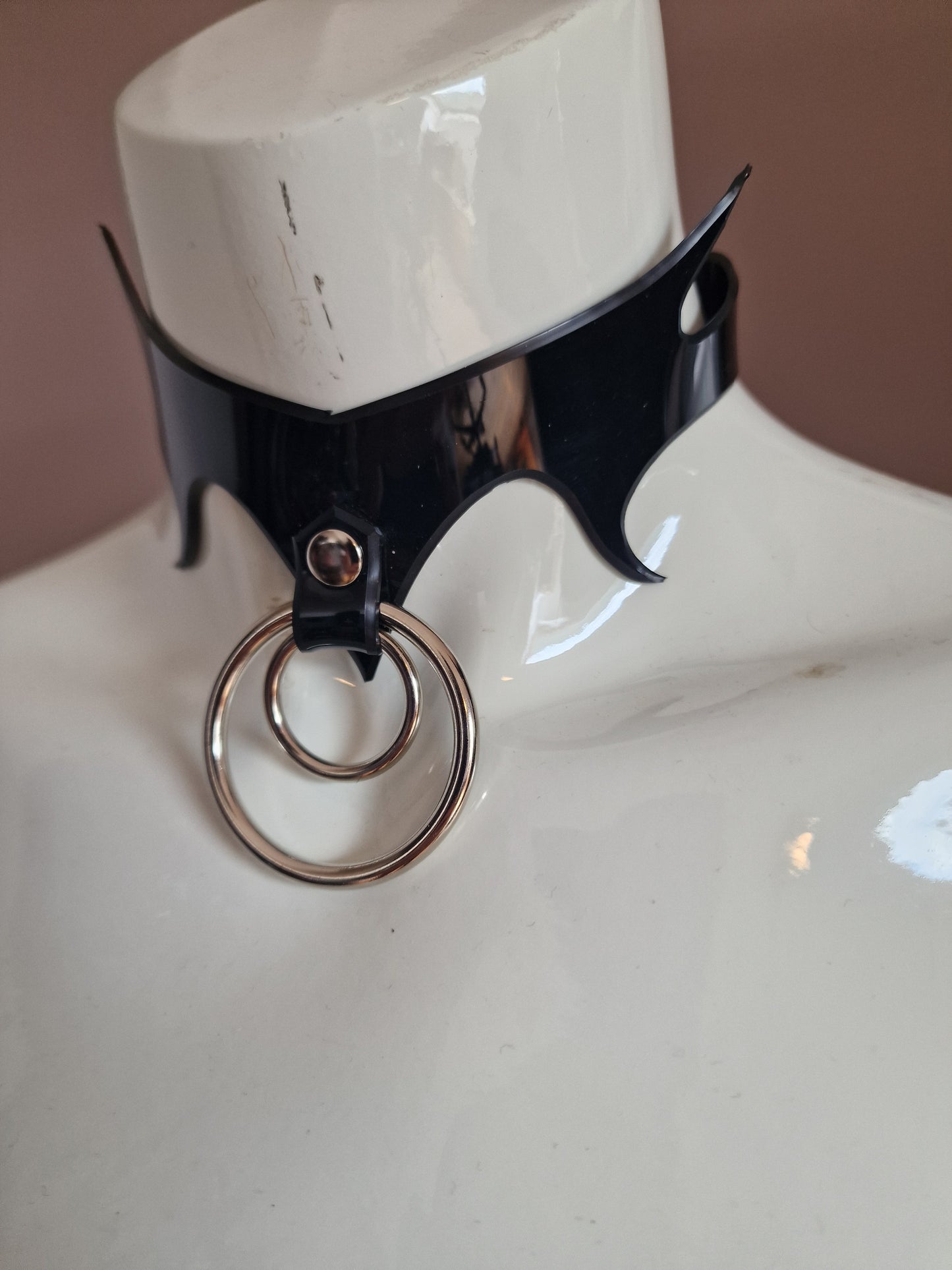 Choker and Belt Batwing Spikes Set